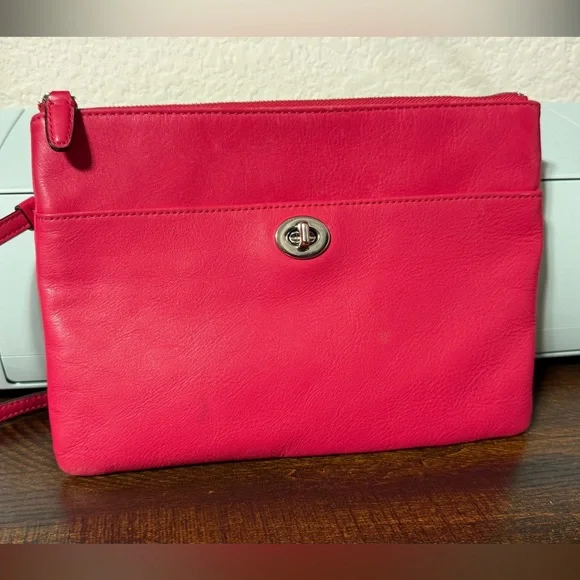 COACH Polly Pebbled Leather Crossbody Bag - Picture 1 of 11